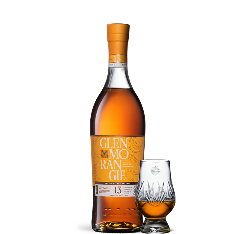 Glenmorangie 13 Year Old Moscatel Cask & Crystal Glencairn Gift Pack