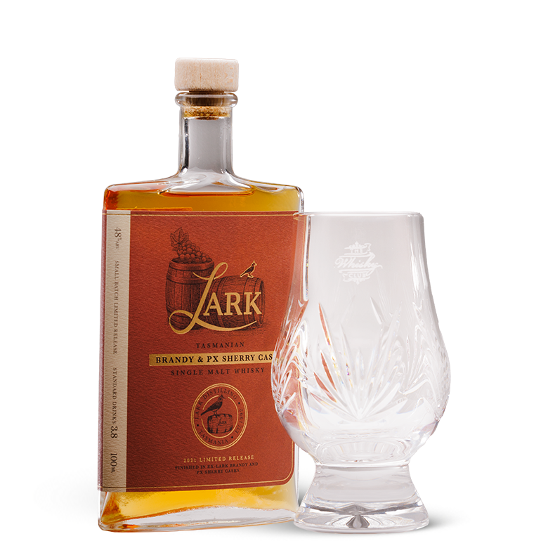Lark Brandy & PX Sherry Cask + Glencairn