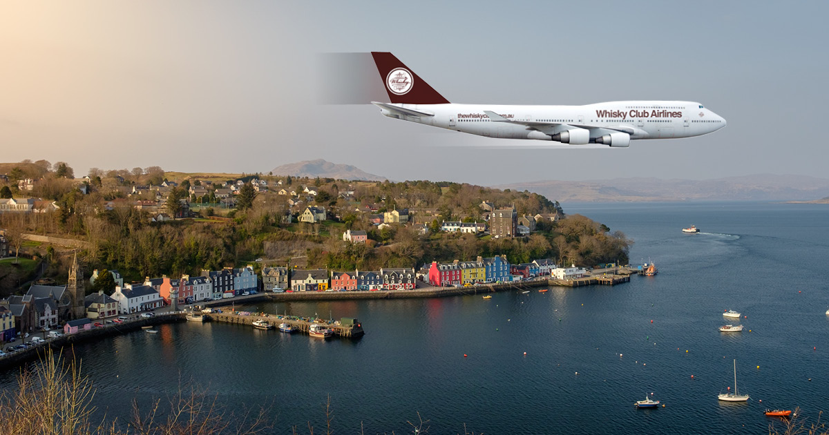 All Aboard Whisky Club Airlines’ Flight to Tobermory