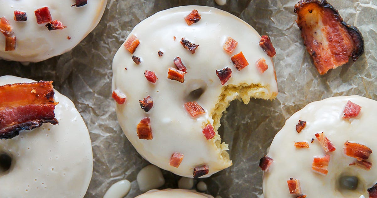 Whisky and Bacon Doughnuts