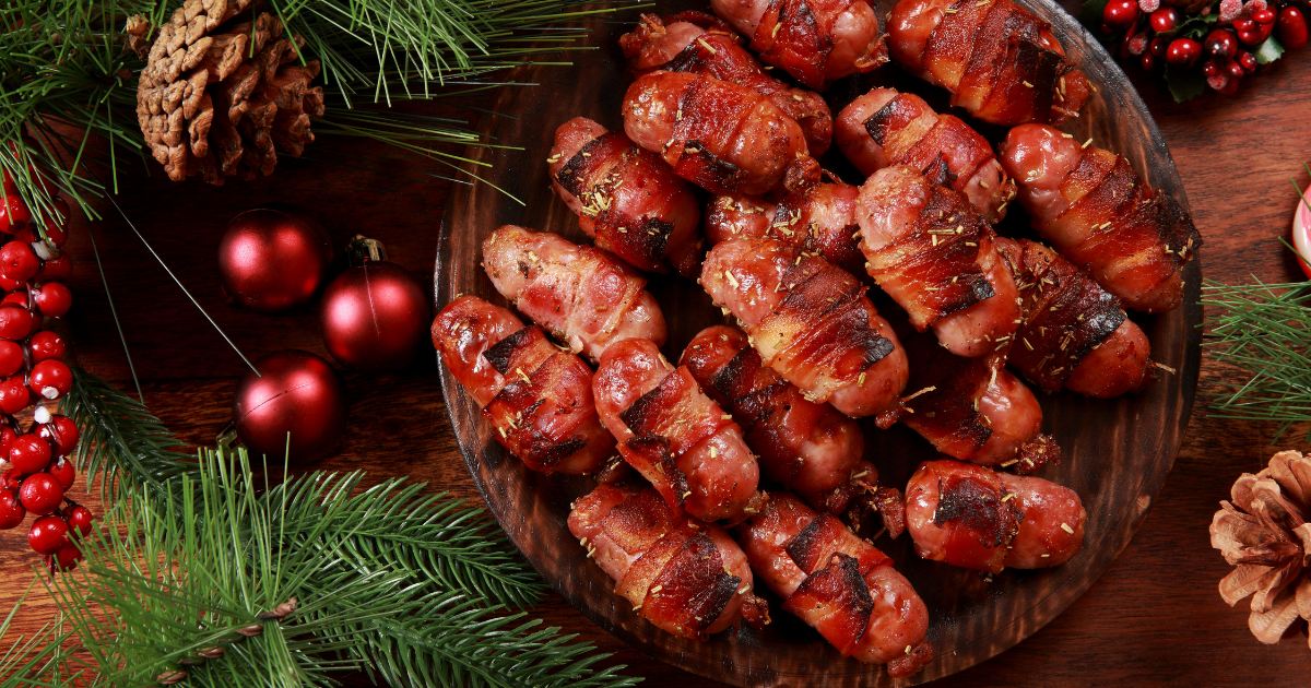 Christmas Whisky Pigs in Blankets
