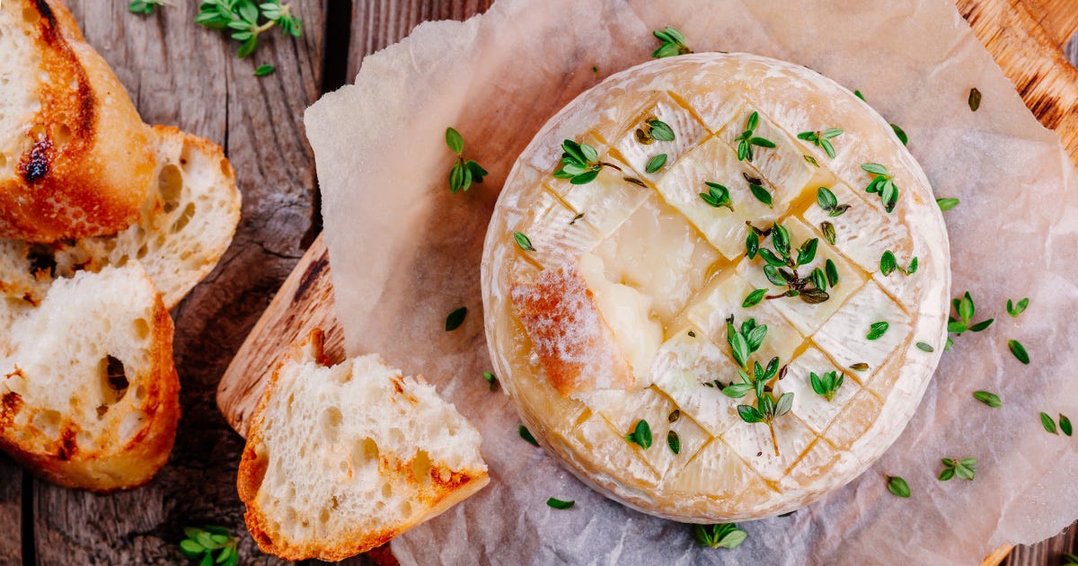 Whisky and Nut Baked Camembert