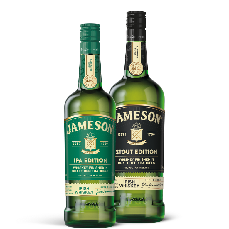 Jameson Craft Beer Barrel Twin-Pack – 1L Stout Edition + 700ml IPA Edition
