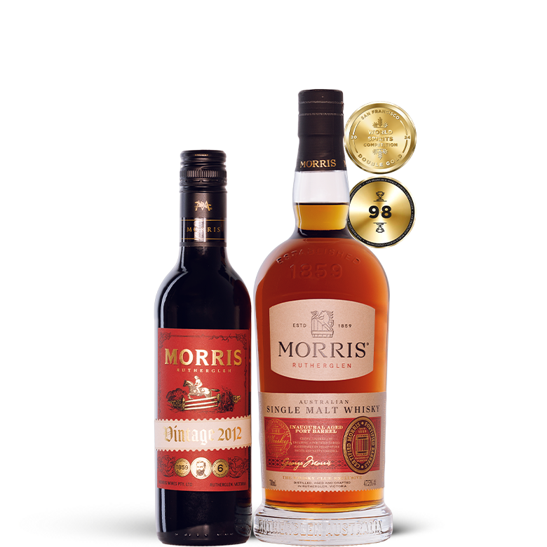 Morris Inaugural Aged Port Barrel + 2012 Vintage Port
