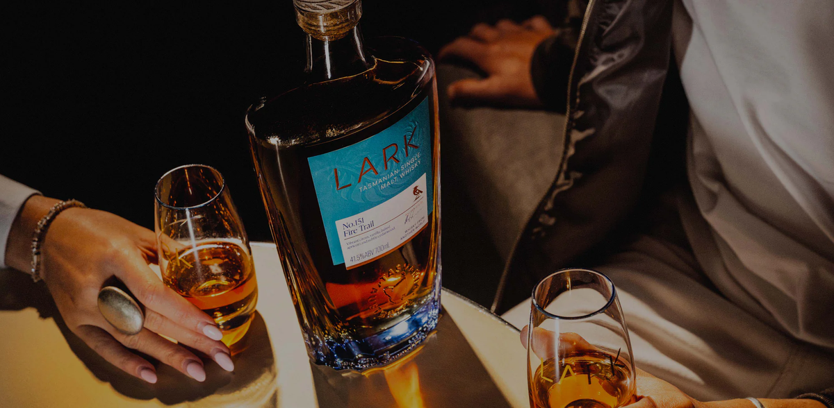 Pouring a dram at the bar
