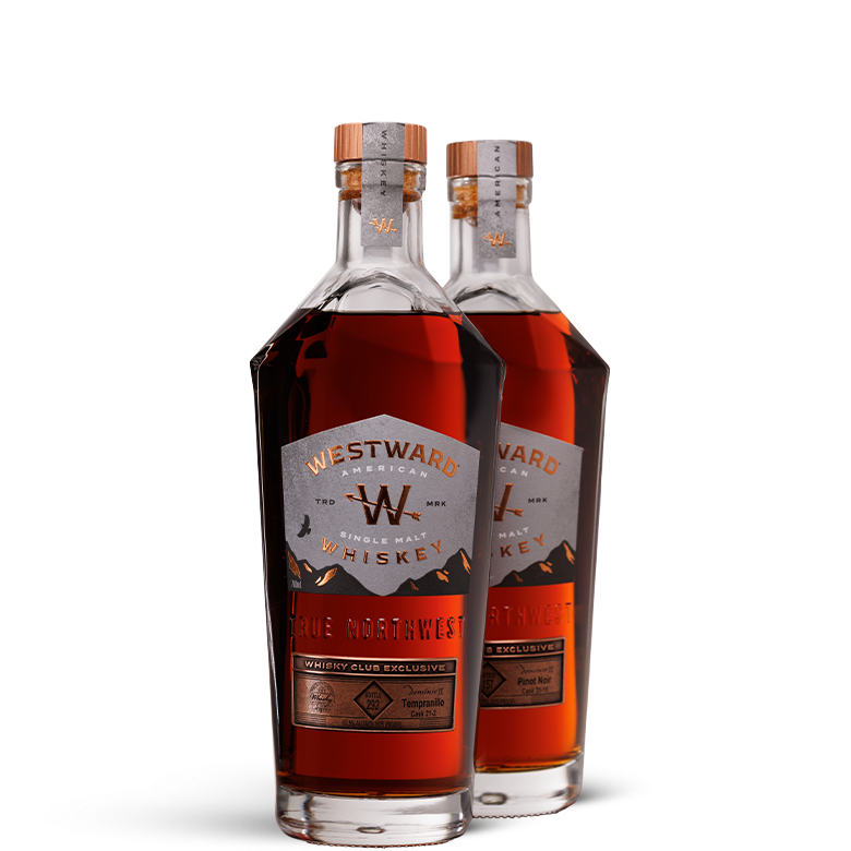 Westward Whiskey Pinot Noir Single Barrel and Tempranillo Single Barrel Bundle
