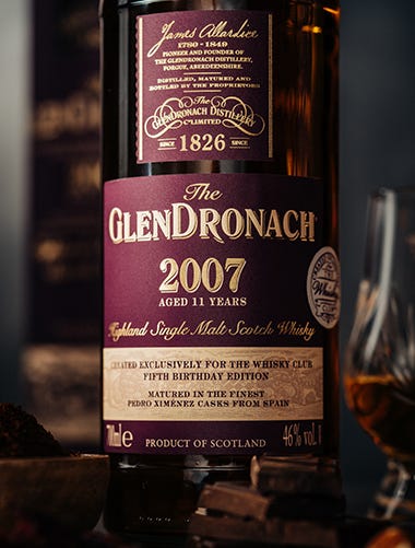 The GlenDronach 2007 Pedro Ximenez Cask