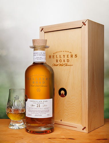 Hellyers Road 21 Year Old Single Cask