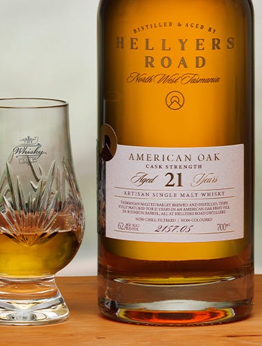 Hellyers Road 21 Year Old Single Cask