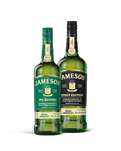 Jameson Craft Beer Barrel Twin-Pack –  1L Stout Edition + 700ml IPA Edition