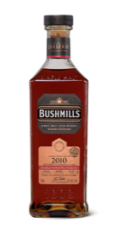 A bottle of Bushmills whiskey