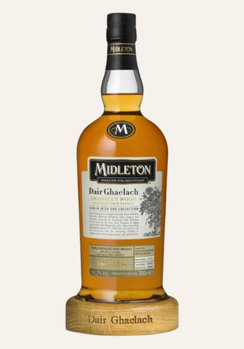 A bottle of Midleton Dair Ghaelach