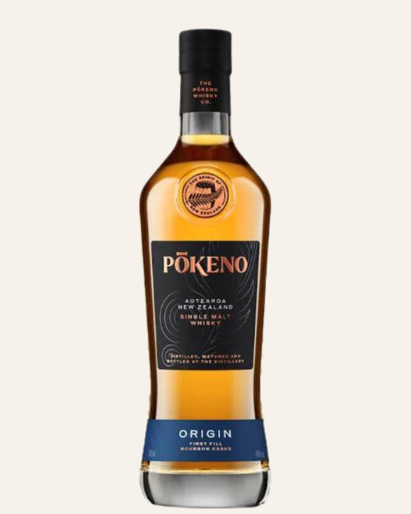 A bottle of Pōkeno whisky